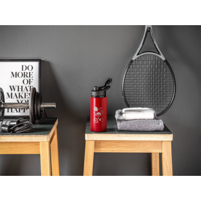 SHAWN. Sports bottle in 100 recycled aluminium 660 mL